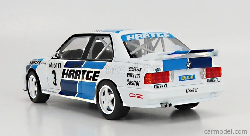Solido BMW radu 3 (e30) Gr.a N 3 Rally Deutchland 1990 1:18 Biela 2 tóny Modrá