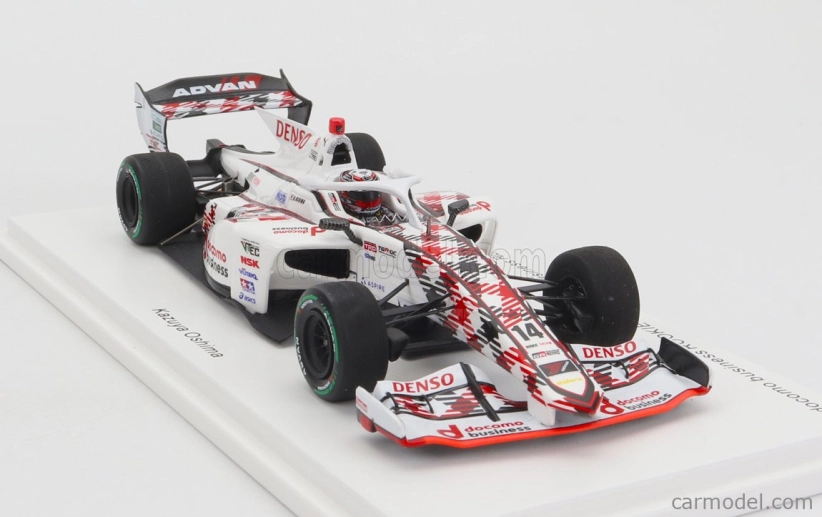 Spark-model Dallara Sf23 Toyota Trd01f Team Denso Rookie Racing N 14 Super Formula Season 2023 Kazuya Oshima 1:43 Bílá Červená Černá
