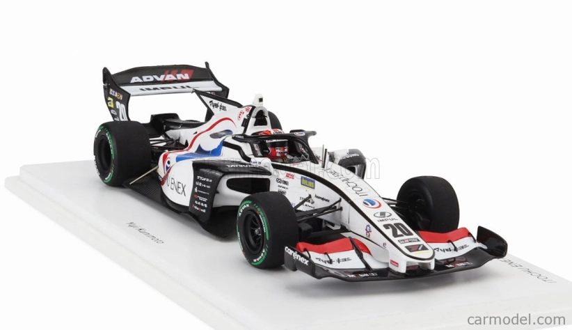 Spark-model Dallara Sf23 Trd 01f Team Enex Impul N 20 Super Formula Sezóna 2024 Yuji Kunimoto 1:43 Biela čierna červená