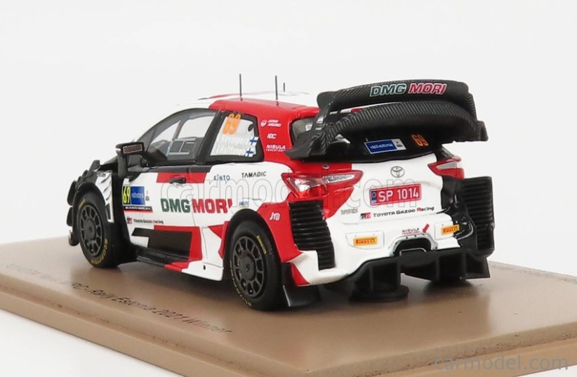 Spark-model Toyota Yaris Wrc Team Toyota Gazoo Racing Wrt N 69 Winner Rally Estonia 2021 K.rovanpera - J.halttunen 1:43 Biela červená čierna