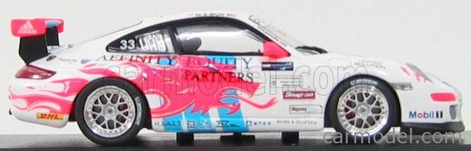 Minichamps Porsche 911 Gt3 N 33 Carrera Cup Asia Macau 2007 M.weng Sun 1:43 Biela svetlomodrá červená