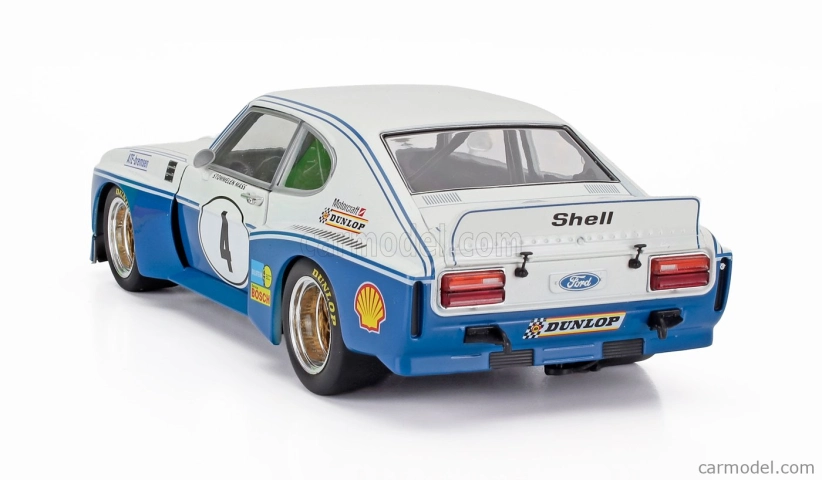 Werk83 Ford england Capri Rs 3100 N 4 Etcc Zandvoort 1974 Jochen Mass - Rolf Stommelen 1:18 Modrá biela