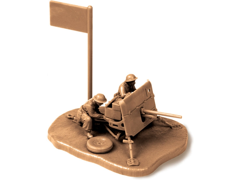Zvezda Snap Kit – Ordnance QF 2-pdr s posádkou (1:72)