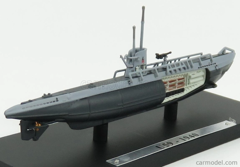 Edicola Blohm & voss U-boat Sottomarino Sommergibile U59 Kriegsmarine Nemecké námorníctvo 1940 1:350 2 tóny sivá