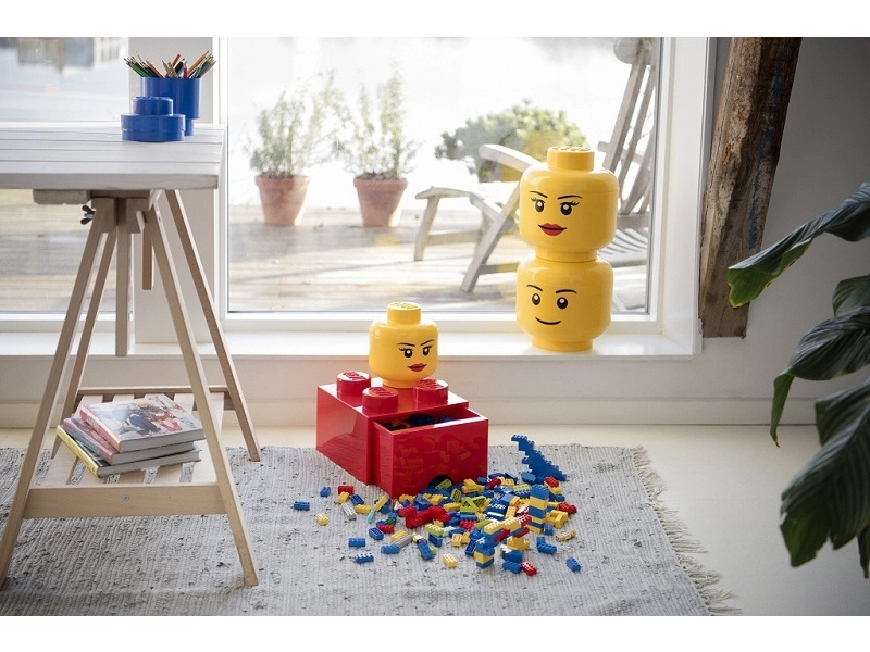 LEGO úložná hlava veľká - zombie