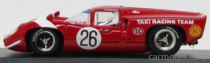 Najlepší model Lola T70 Coupe N 26 Gp Giappone 1968 K.tanaka 1:43 Červená biela