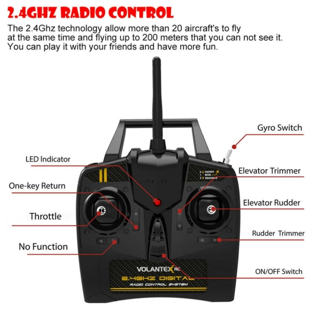 RC letadlo S-idee Volantex Ranger 600 RC Gilder