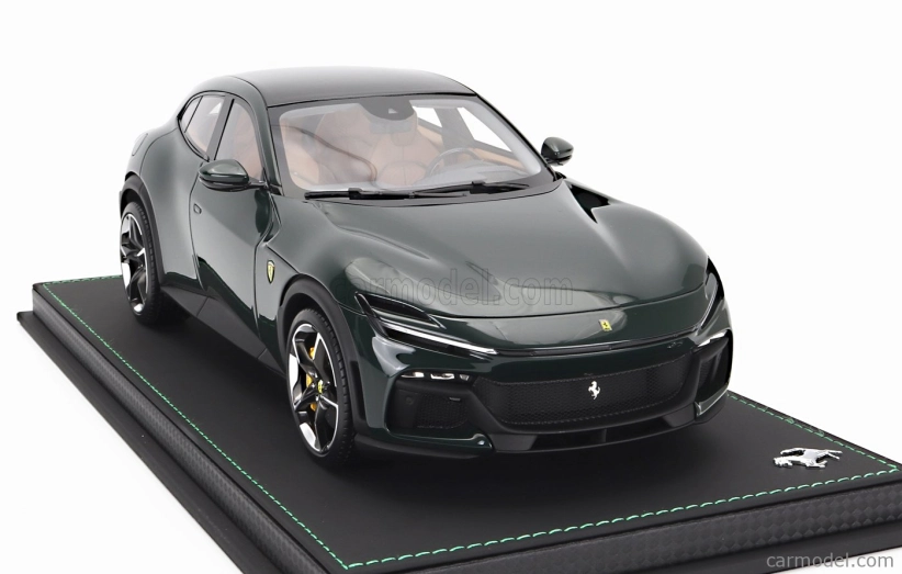 Bbr-models Ferrari Purosangue Suv 2022 - Con Vetrina - S vitrínou 1:18 Verde - British Racing Green