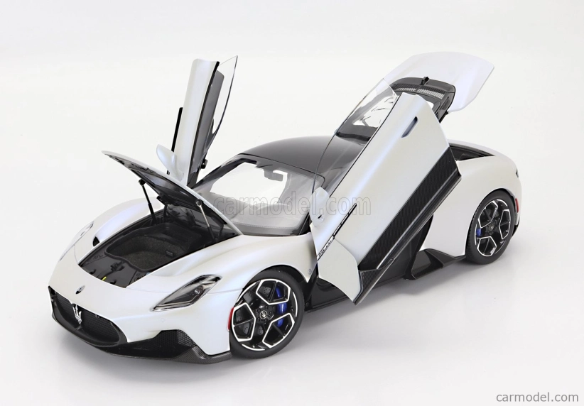 Bbr-models Maserati Mc20 Gloss Black Roof 2020 1:18 Bianco Audace - Biela