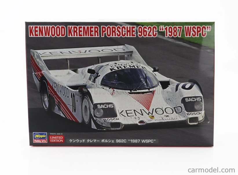 Hasegawa Porsche 962c Team Remer Kenwood N 10 Wspc Sezóna 1987 1:24 /