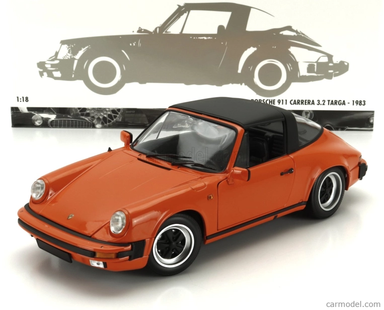 Minichamps Porsche 911 3.2 Carrera Targa Spider 1983 1:18 Orange