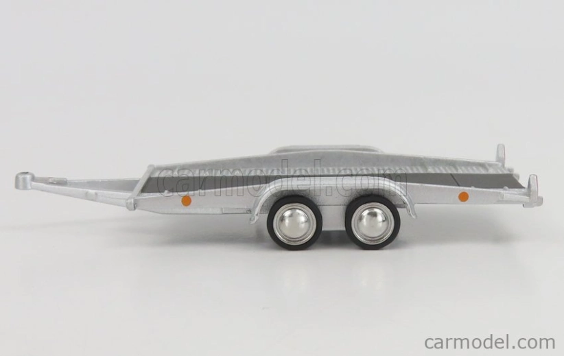Schuco Accessories Carrello Trasporto Auto 2-assi - Car Transporter Trailer - Car Not Included 1:64 Stříbrná Černá