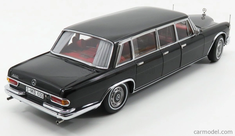 Cmc Mercedes Benz S-class 600 Pullman W100 1963 1:18 čierna