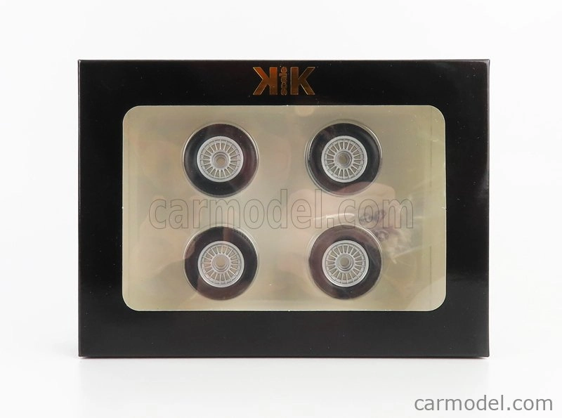 Sada príslušenstva 4x disky a pneumatiky pre sériu 3 323i (e21) 1975 1:18 Black Silver