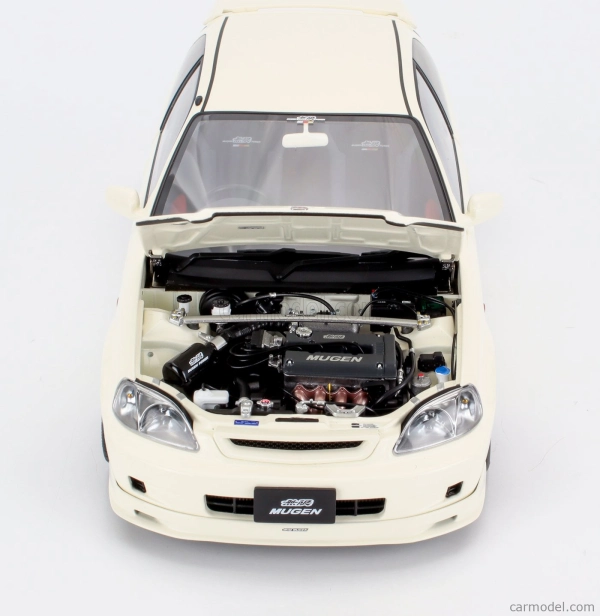 Motorhelix Honda Civic Ek9 Type R Mugen With Engine And Accessories 1999 1:18 Bílá