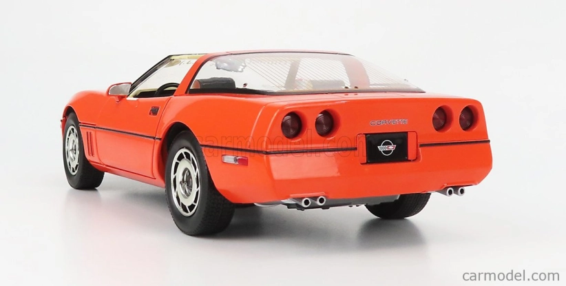 Greenlight Chevrolet Corvette C4 1984 - Jim Gillmore & A.j. Foyt Limited Edition 1:18 Hugger Orange