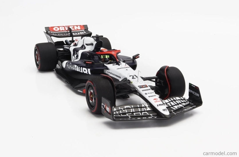 Minichamps Alpha tauri F1 At04 Team Alpha Tauri N 21 Silverstone British Gp 2023 Nyck De Vries 1:18 Modrá biela