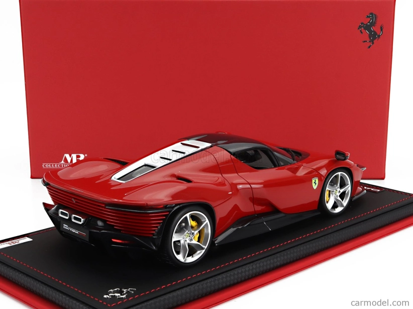 Mr-models Ferrari Daytona Sp3 2022 - Con Vetrina - With Showcase 1:18 Rosso Corsa - Červená