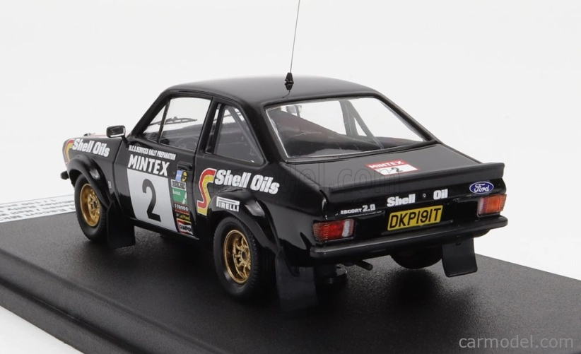 Trofeu Ford england Escort Mkii (nočná verzia) N 2 3rd Rally Mintex 1982 A.vatanen - N.wilson 1:43 Black