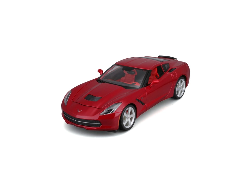 Maisto Corvette Stingray 2014 1:18 červená metalíza