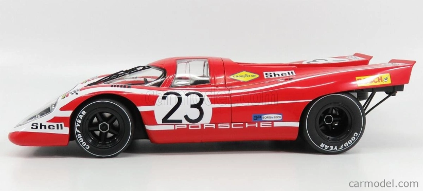 Norev Porsche 917k Team Salzburg N 23 Víťaz 24h Le Mans 1970 H.herrmann - R.attwood 1:12 Červená biela