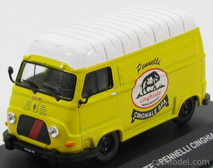 Edicola Renault Estafette Van Pennelli Cinghiale 1974 1:43 žltá biela