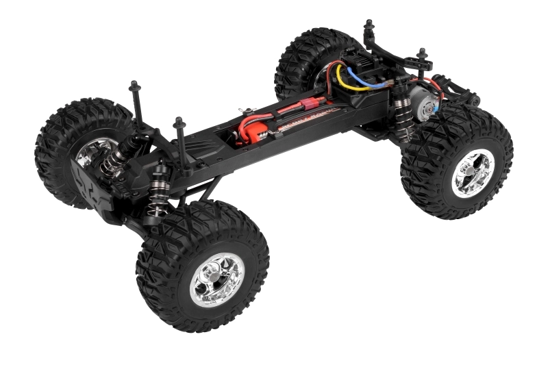MOXOO SP - 1/10 Monster Truck 2WD - RTR - stejnosměrný motor + 50C 5400mAh Lipo + nabíječ