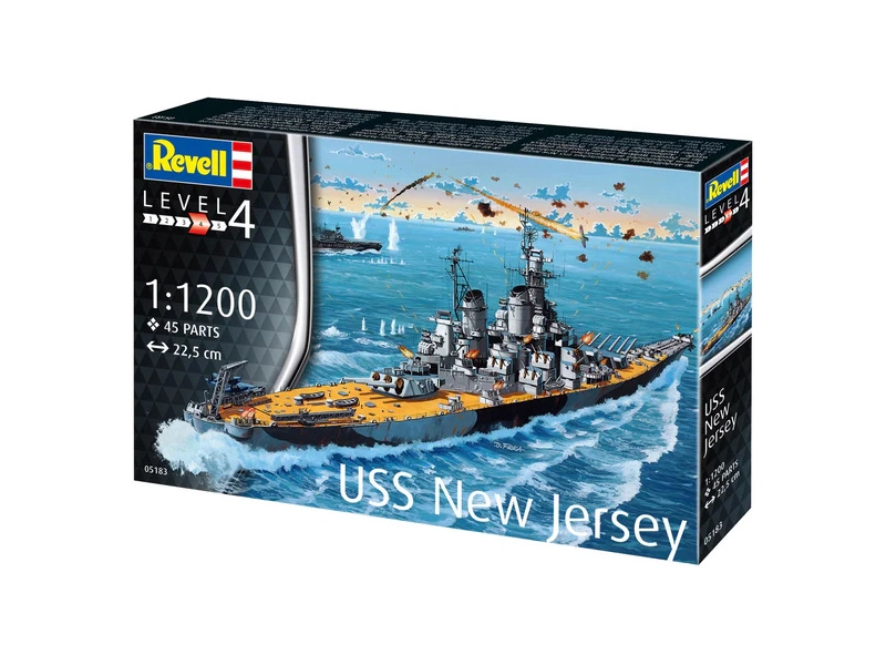 Revell Battleship USS New Jersey (1:1200) (štartovacia súprava)