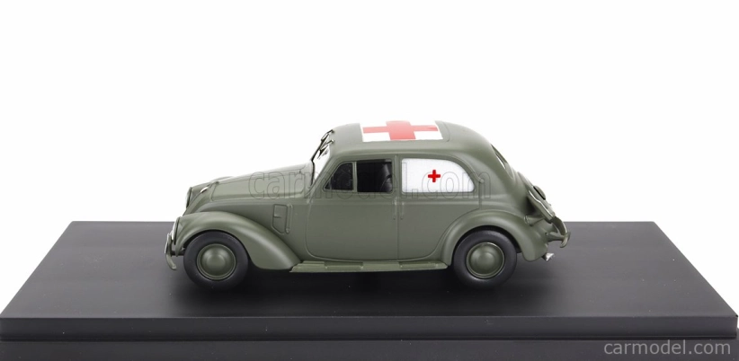 Rio-models Fiat 1500 Ambulanza Servizio Sanita' Militare 1940 1:43 Vojenská sivá