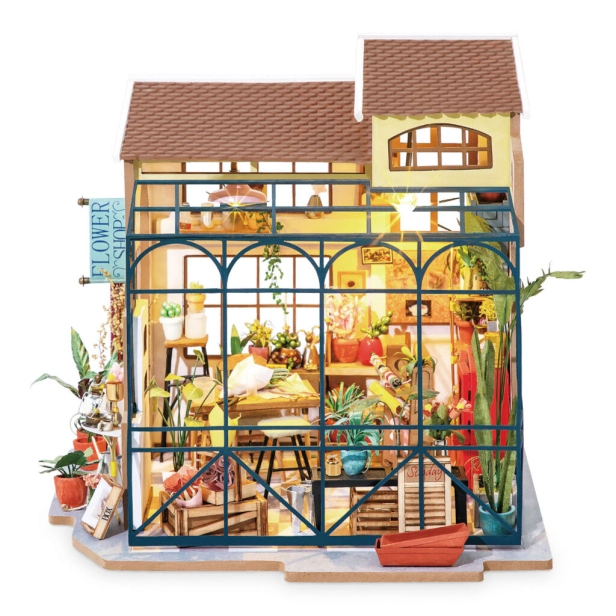 RoboTime miniatúrny domček Kvetinárstvo - poškodený obal