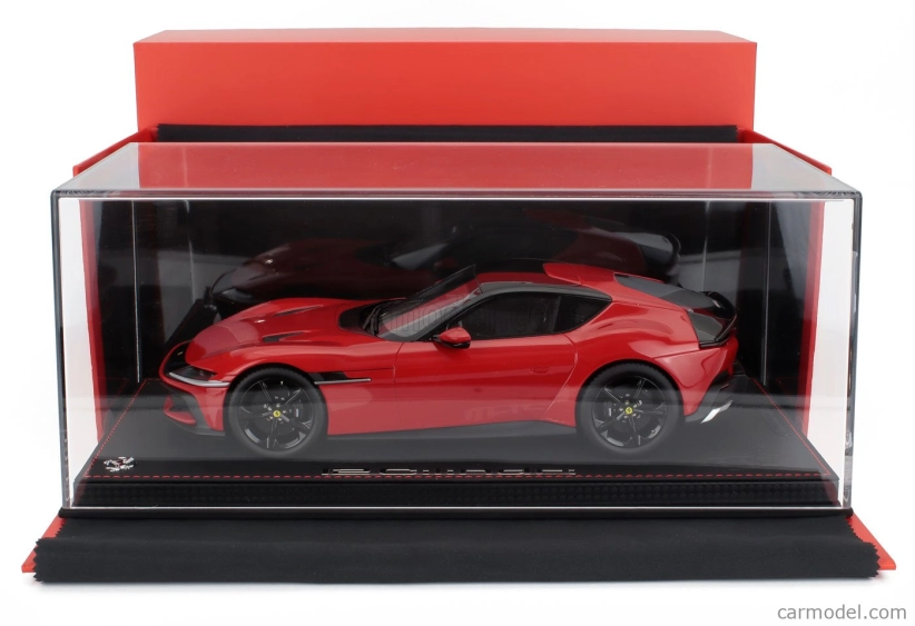 Bbr-models Ferrari 12cilindri Coupe V12 830cv 2024 - Con Vetrina - With Showcase 1:18 Rosso Corsa - Červená