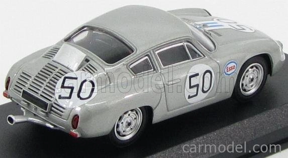 Najlepší model Porsche 1600gs Carrera Abarth N 50 Audusta Gt Race 1964 C.cassel 1:43 Silver