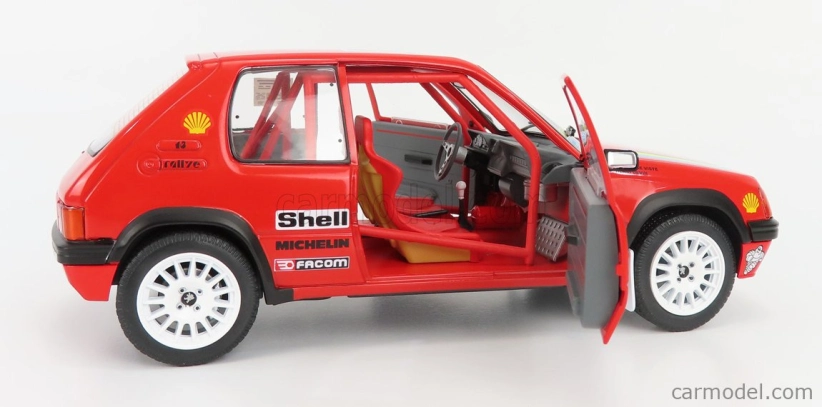 Solido Peugeot 205 Rallye N 26 Rally Tour De Corse 1990 H.devin - F.viste 1:18 Červená čierna