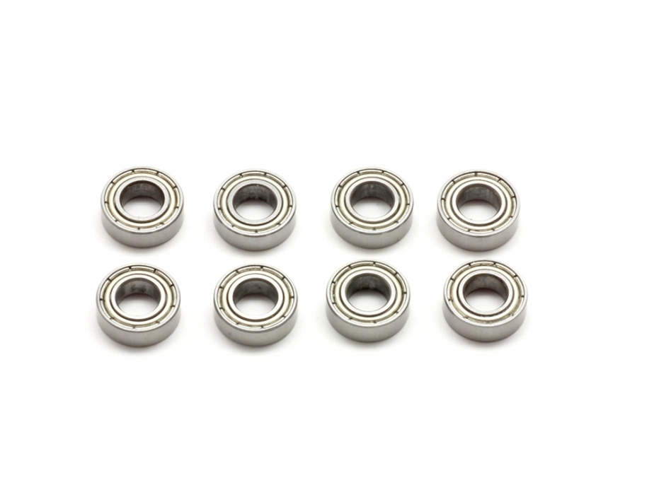 Guľôčkové ložiská SWORKz s kovovou prachovou krytkou 6x12x4mm, 8 ks.