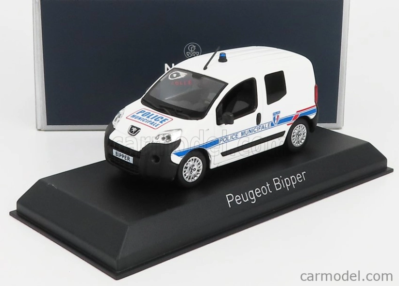 Norev Peugeot Bipper Police Municipale 2009 1:43 Biela