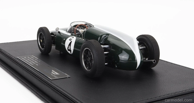 Gp-replicas Cooper F1  T53 N 4 2nd Belgium Spa Gp 1960 Bruce Mclaren 1:18 Zelená