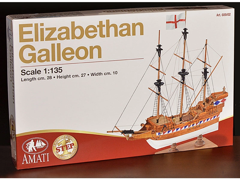 AMATI Galeóna 1:135 First step kit
