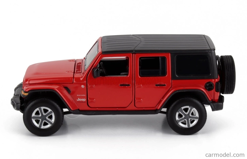 Tayumo Jeep Wrangler Sahara Hard-top 2012 1:32 Červená Černá