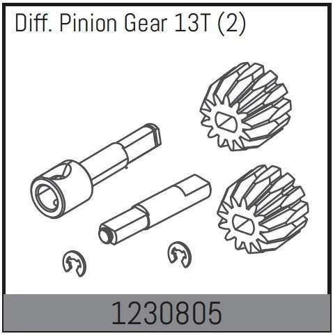 1230805 - Differential Gear 13T (2)