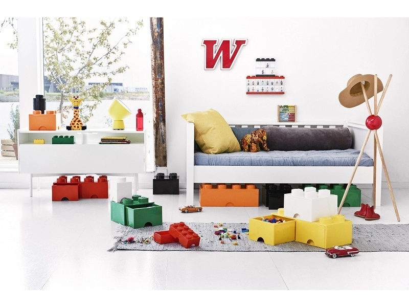 LEGO úložný box 250x500x180mm – tmavosivý