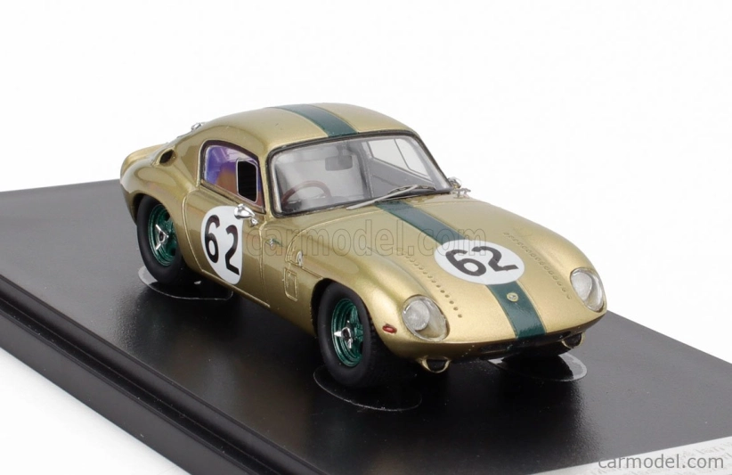 Modely v mierke Matrix Lotus Elan 26r Coupe N 62 Racing 1964 1:43 Golden Green