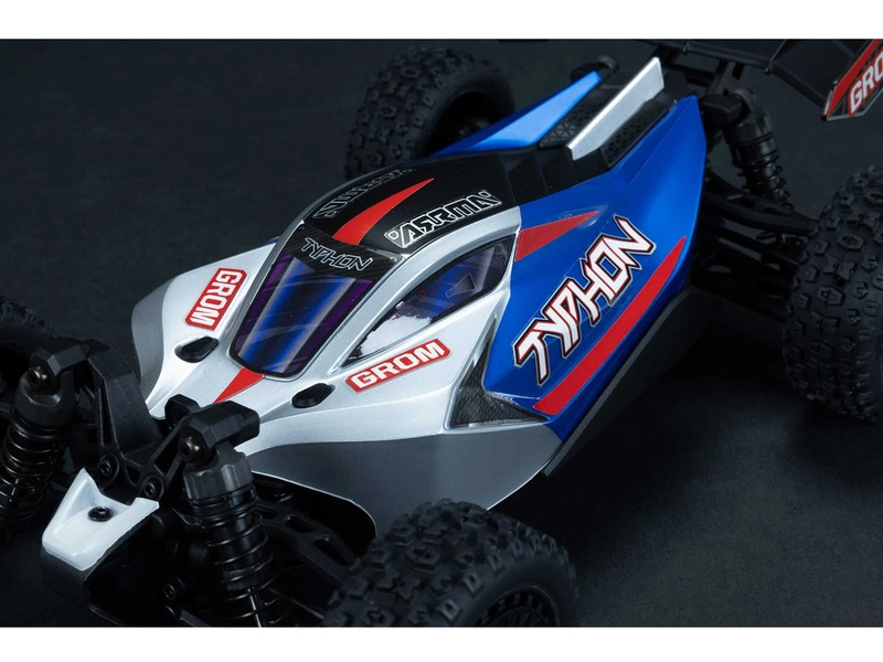 RC auto Arrma Typhon Grom 1:18 4WD Smart RTR, červené