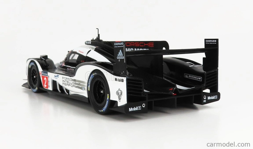 Ixo-models Porsche 919 Hybrid 2.0l Turbo Team Porsche N 2 Winner 24h Le Mans 2016 R.dumas - N.jani - M.lieb 1:18 Black White