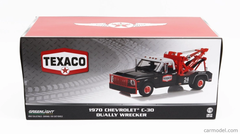 Greenlight Chevrolet C-30 Pick-up Texaco Odtahový vůz 1970 1:18, černá