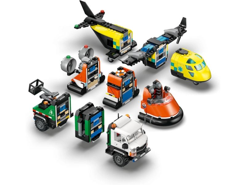 LEGO City - Remix: Lietadlo, servisné vozidlo a vznášadlo