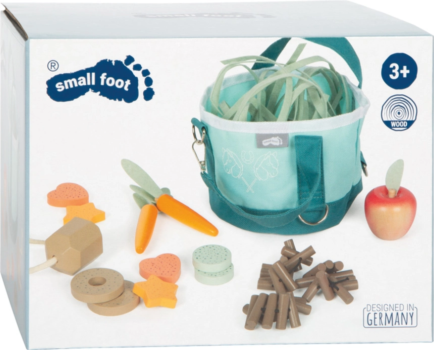 small foot Sada krmení pro koně s taškou