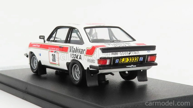 Trofeu Ford england Escort Mkii Rs2000 N 30 3rd Rally Donegal International 1979 J.lyons - T.semple 1:43 Bílá Červená