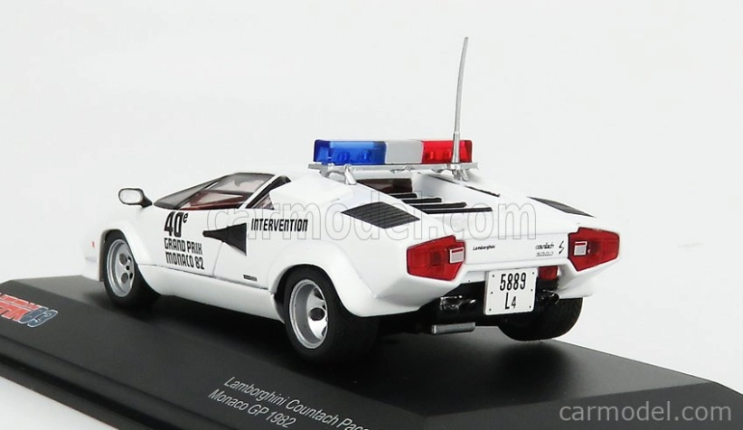 Werk83 Lamborghini Countach 5000s Safety Car F1 Gp Monaco 1982 1:43 Biela