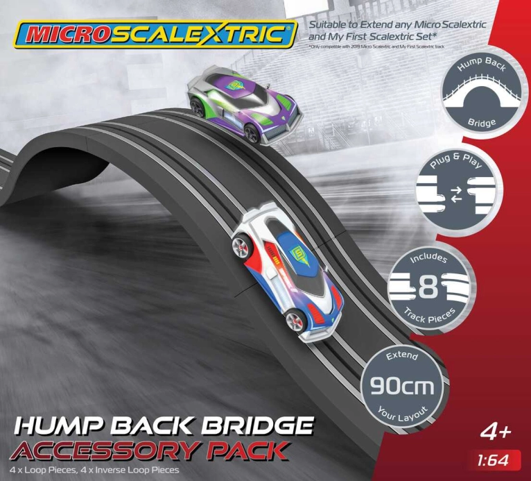Rozšírenie trate MICRO SCALEXTRIC G8049 – Hump Backed Bridge (1:64)