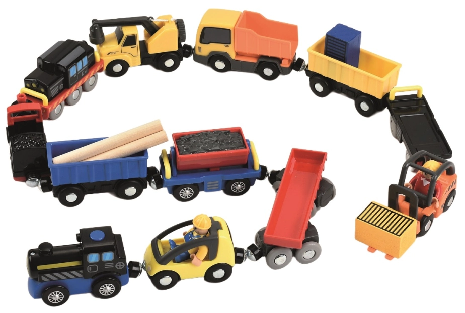 2Kids Toys Sada vozidel k vláčkodráze